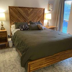 West Elm Queen bedroom set