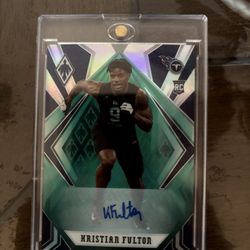 Kristian Fulton Autographed Short Print 4/10
