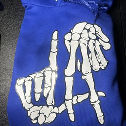 LA Hand Sign Skeleton Hoodie