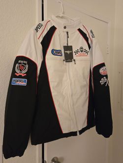 BRAND NEW SIZE LARGE V.I.P COLLETION RACING JACKET
