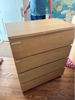 2 -avail ikea malin dressers