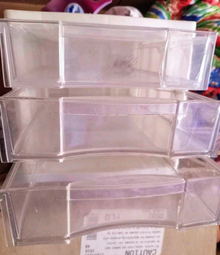 Sterilite Mini 3 Drawer Storage Container
