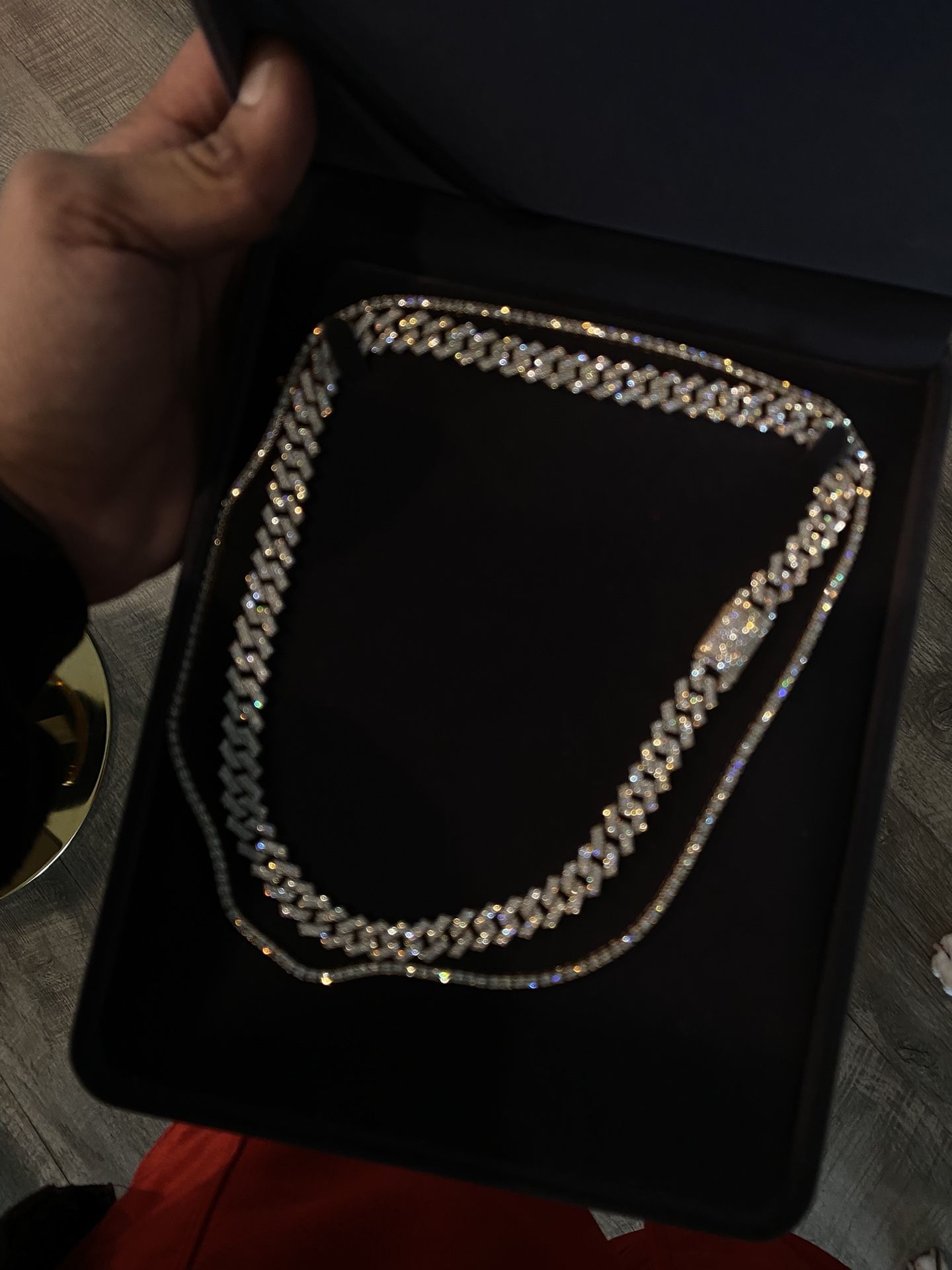 14k Rose Gold Tennis Chain