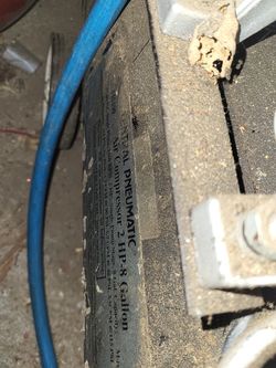 Central Pnuematic Air Compressor  2HP 8GAL