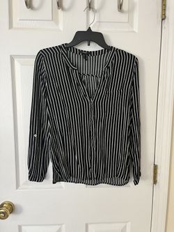 Black and White Dress Shirt