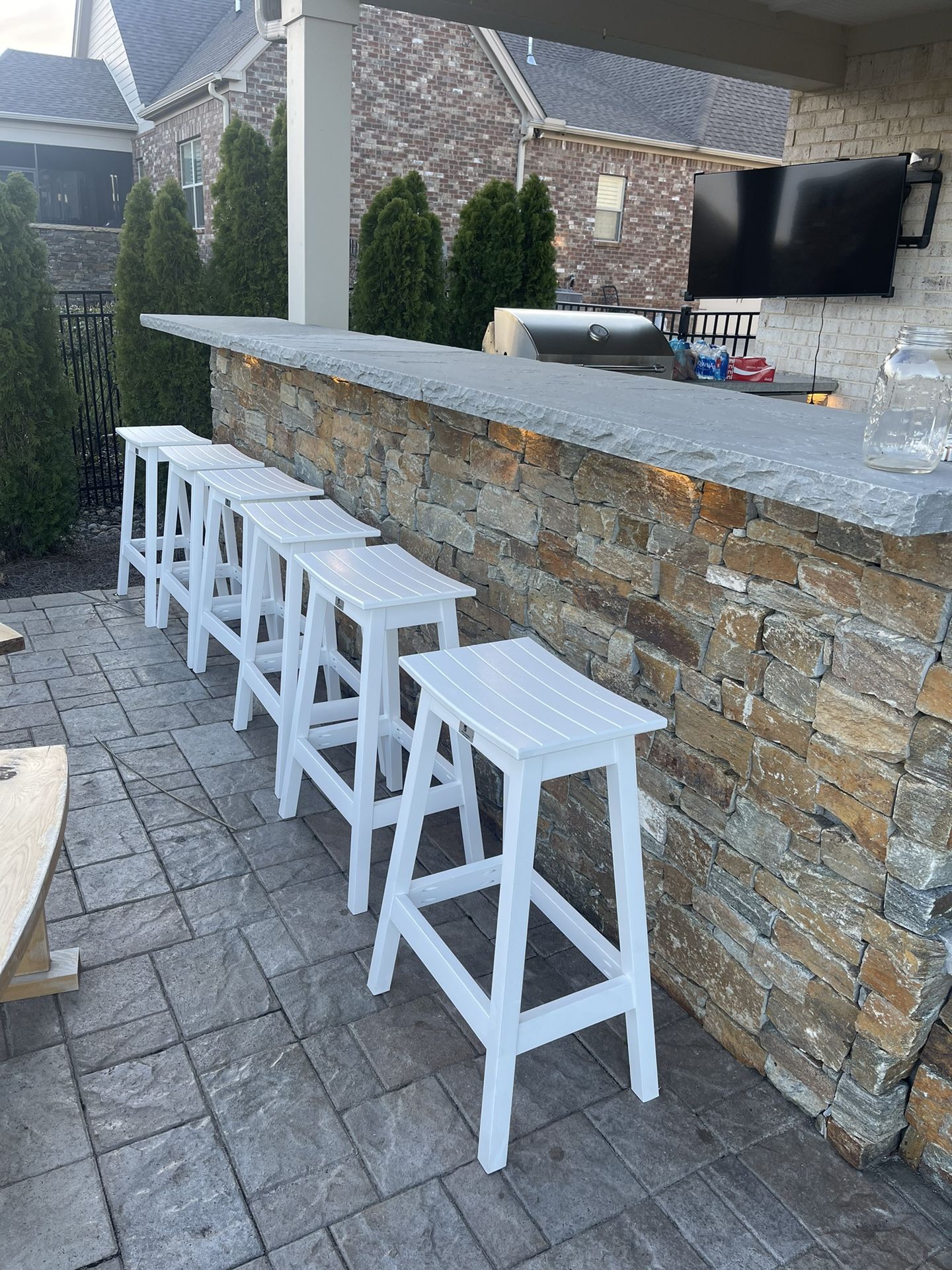 Polywood Counter Height Outdoor Stools