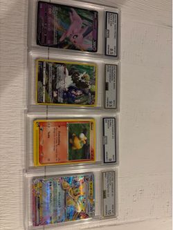 CGC and AGS graded pokemon slabs