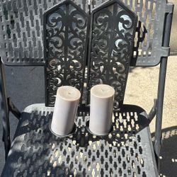 Iron Candle Holders