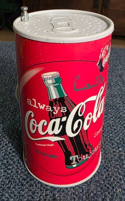 Vintage Coca-Cola Can Radio Works