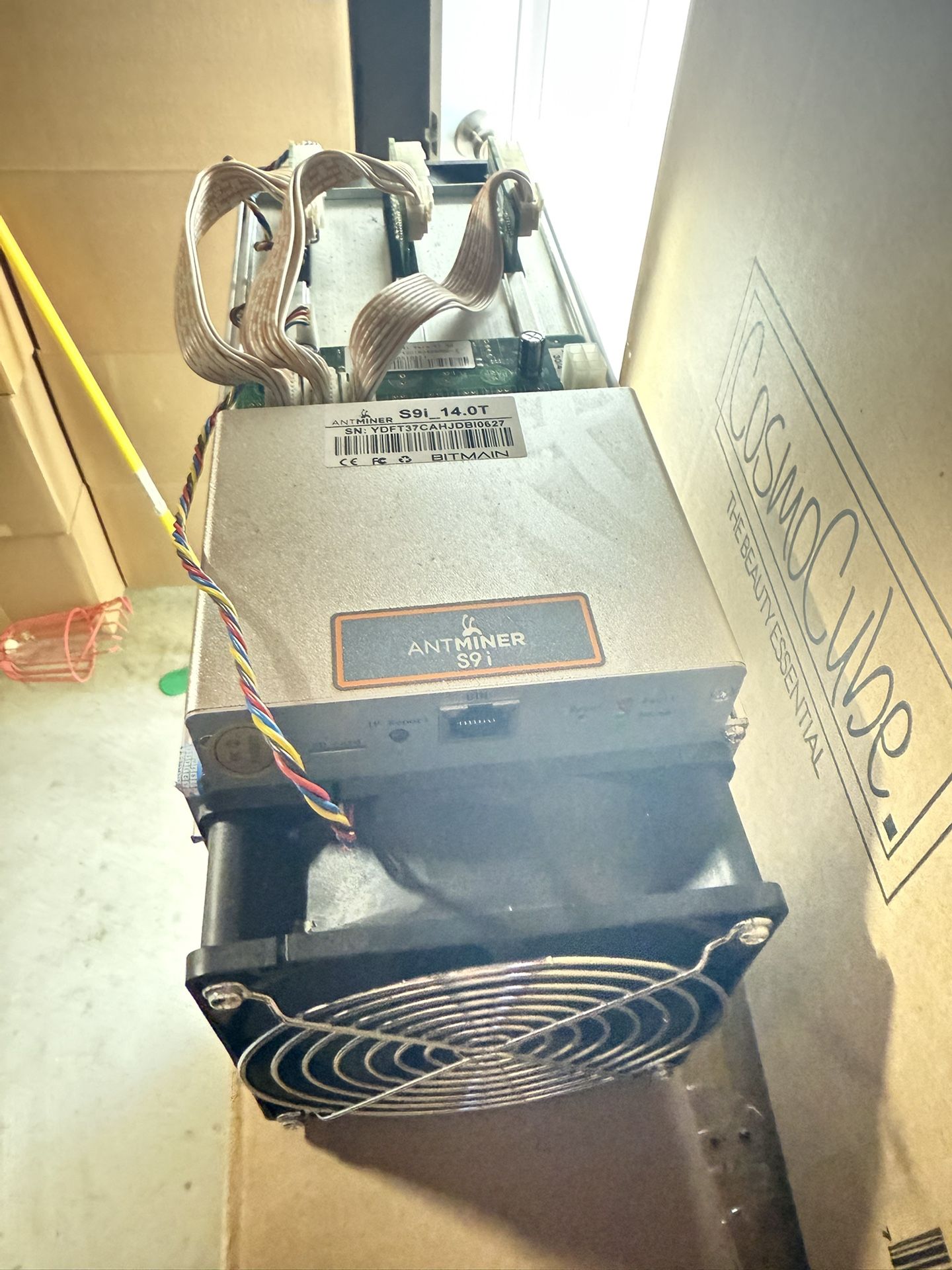 BITMAIN ANTMINER S9I BITCOIN MINER 14 TH/S WITH APW3++ PSU W/ CABLES