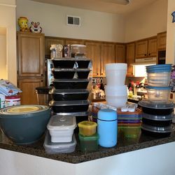 Food Storage & Meal Prep Container/Tupperware Bundle – Over $100 Value