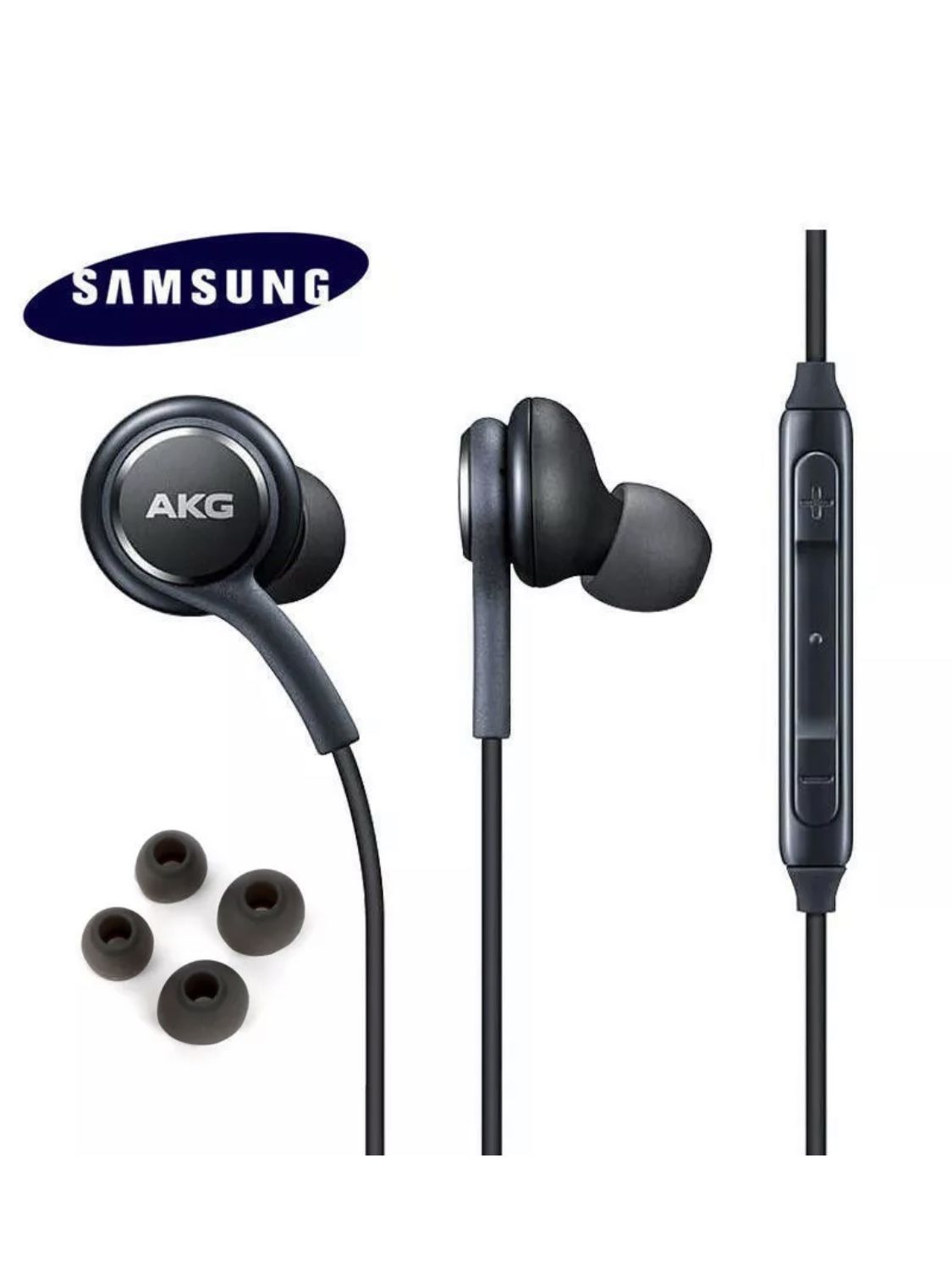 Genuine samsung Earphones Corded Tuned by AKG headphones black blue with earbuds