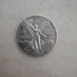 1 onza plata 1988