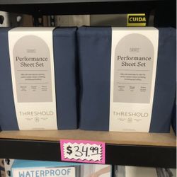 Threshold 100% Cotton Queen Performance Sheet