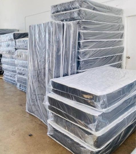 BRAND NEW TWIN Size Mattress With Box Spring set Colchones Nuevos Individuales TWIN BED