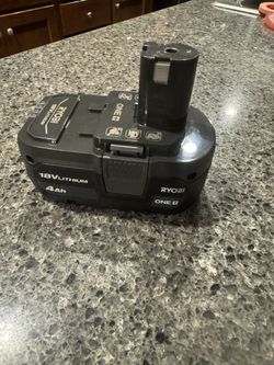 18 V Ryobi Battery 4 AH 