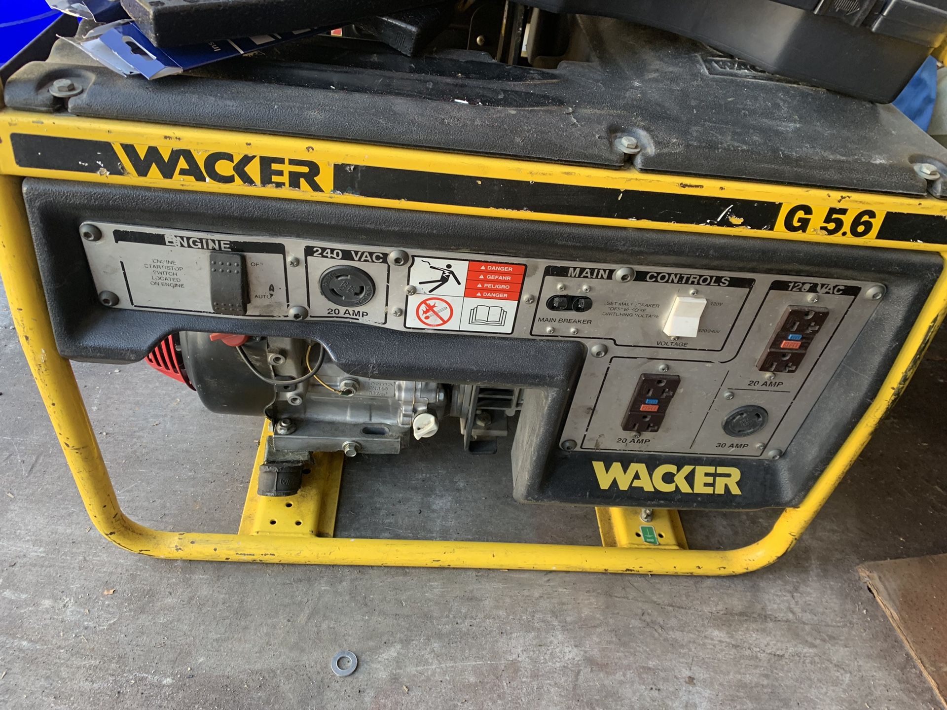 Wacker generator