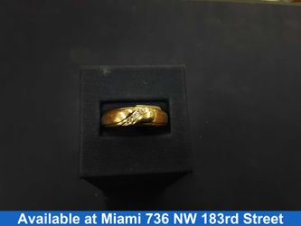 Ring - Wedding Band - Yellow Gold 14k (.585) 6.3 grams Size 13