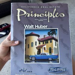 California Real Estate Principles 15th Edition Walt Huber