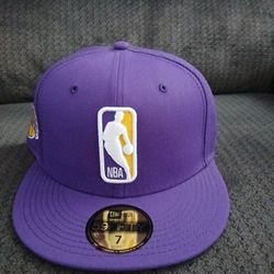 NBA Logo Lakers Fitted Cap