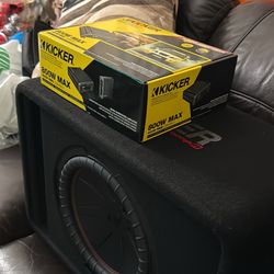 Kicker Subwoofer and Amplifier