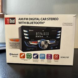 Dual AM/FM Digital Car Stereo With Bluetooth 