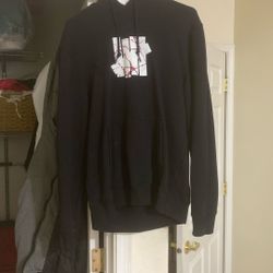 Undefeated Hoodie Black Sz M 