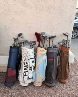 Collection of Vintage Clubs