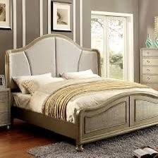 Queen Size Nisha Bed w/ 2 Nightstands – Tufted Headboard