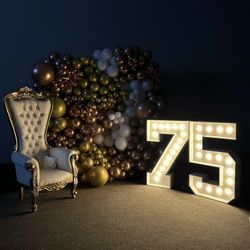 Marquee Letters N Numbers 