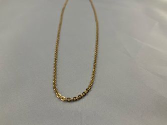 Gold necklace