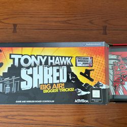 PS3 Tony Hawk Shred Board Controller And Game
