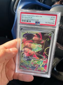 Bulbasaur #133 Psa 9 graded card slab Tcg pokemon