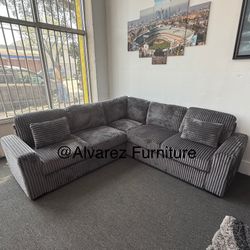 Corduroy Sectional Sleeper Sofa