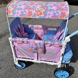 Wonderfold W4 Petal Pop Stroller Wagon (Limited Edition)