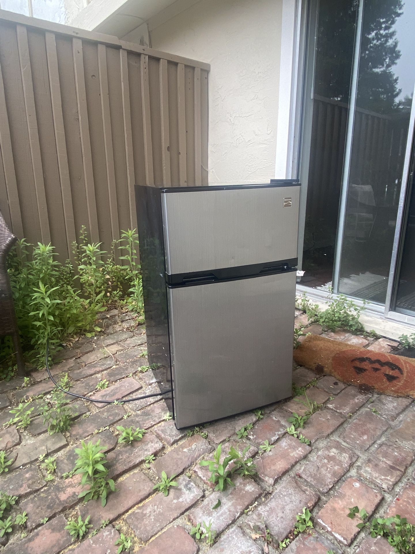 Gray/Silver Mini Fridge