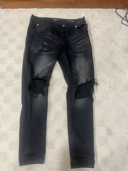 Purple Brand Jeans Double Blowout P002 Size 34
