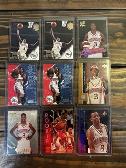 *** Allen Iverson RC LOT (9)!!! ***