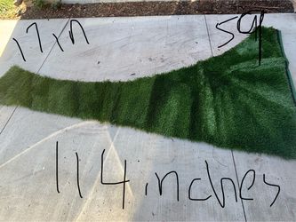 Artificial turf, remnants