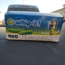 Whip-it Whipped Cream Chargers. 24 Pack