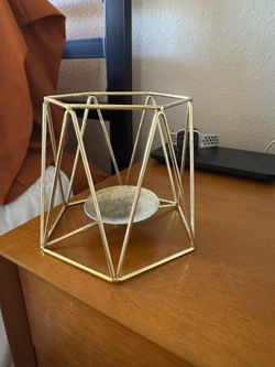 Set Of Gold Votive Candle Holders