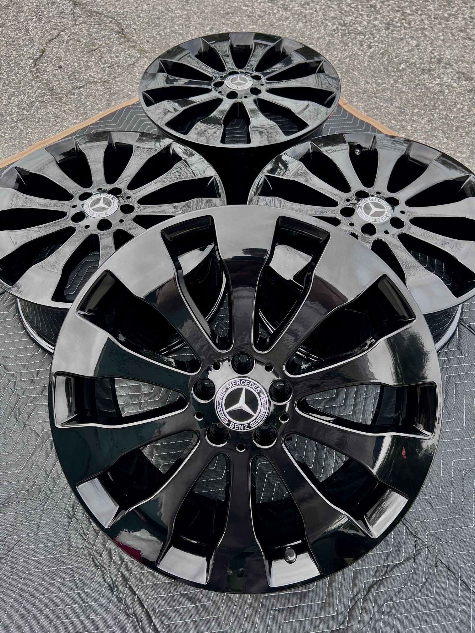 Oem Factory 20” Mercedes-Benz GLS 450 550 580 AMG Black Wheels Rims Rines