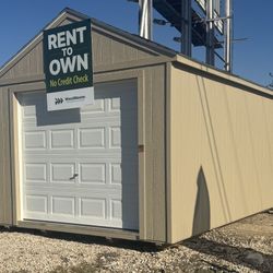 12x20 Garage / Shed As Low As $334 Monthly Payment