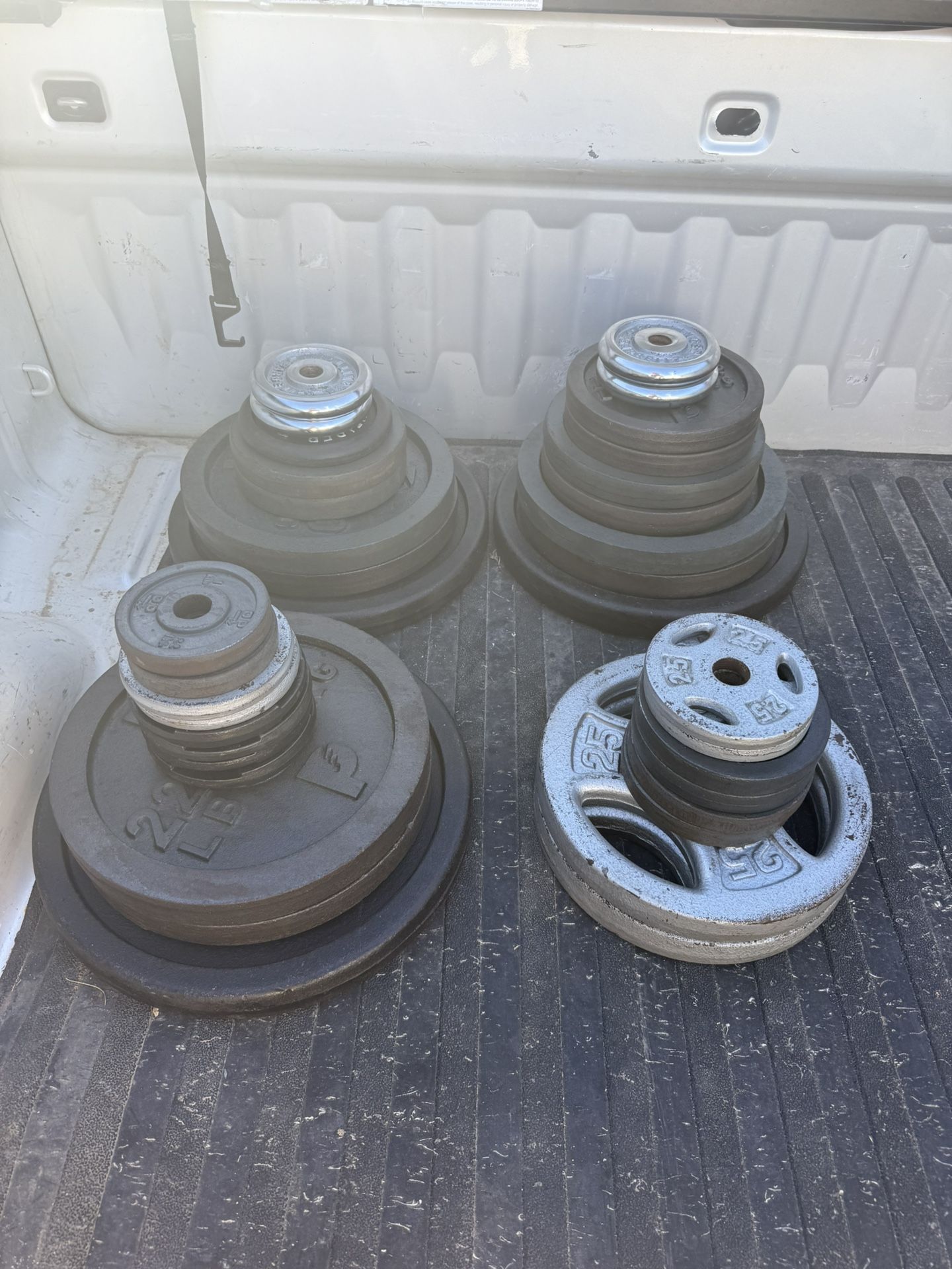 455 lbs of weight plates