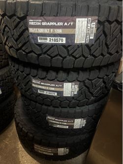 35x12.5r18 Nitto Recon Grapplers 4 Brand new