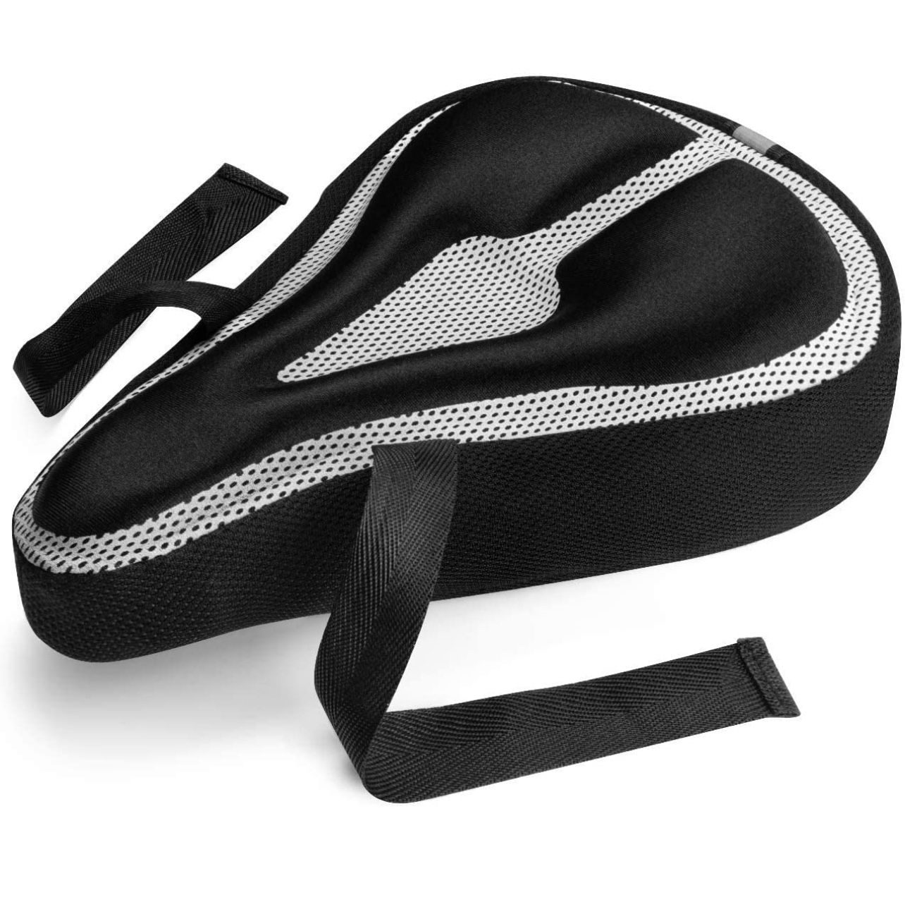 Bike Seat Cushion Cover - Padded, Comfort Gel Bicycle Pad for Mountain