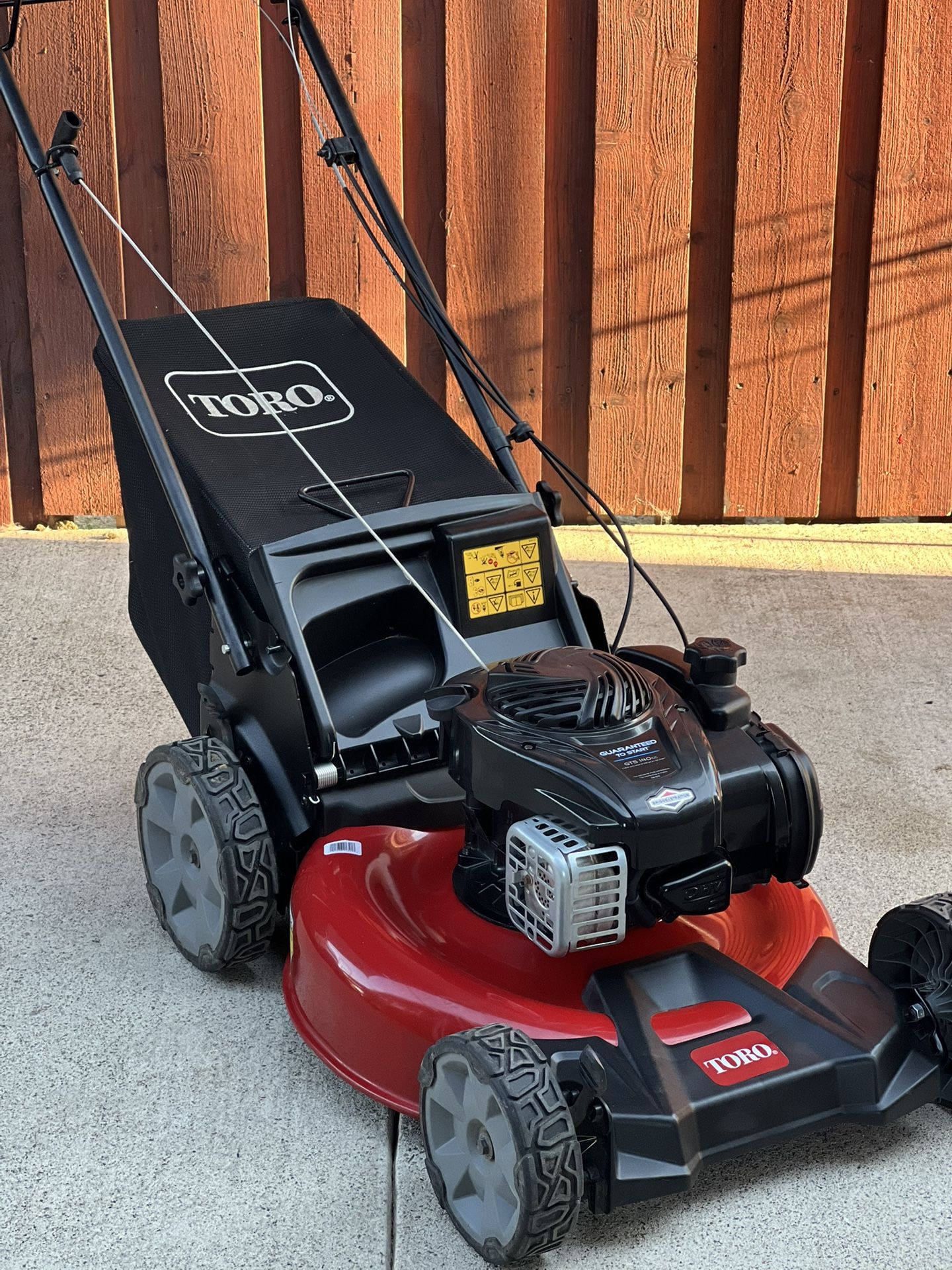 Toro GTS (rwd) self propelled lawn mower
