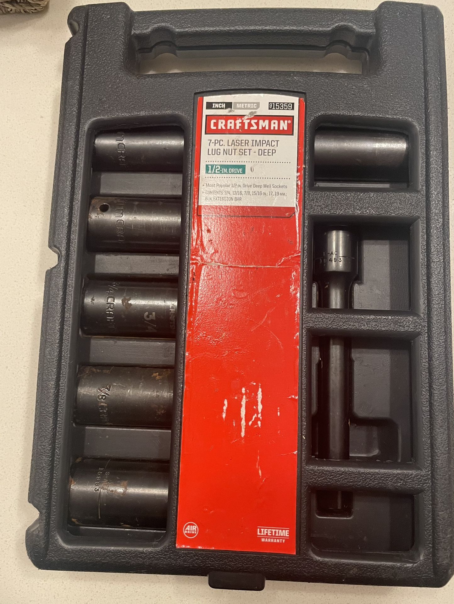 Mechanic 7 Piece Lug Nut Set