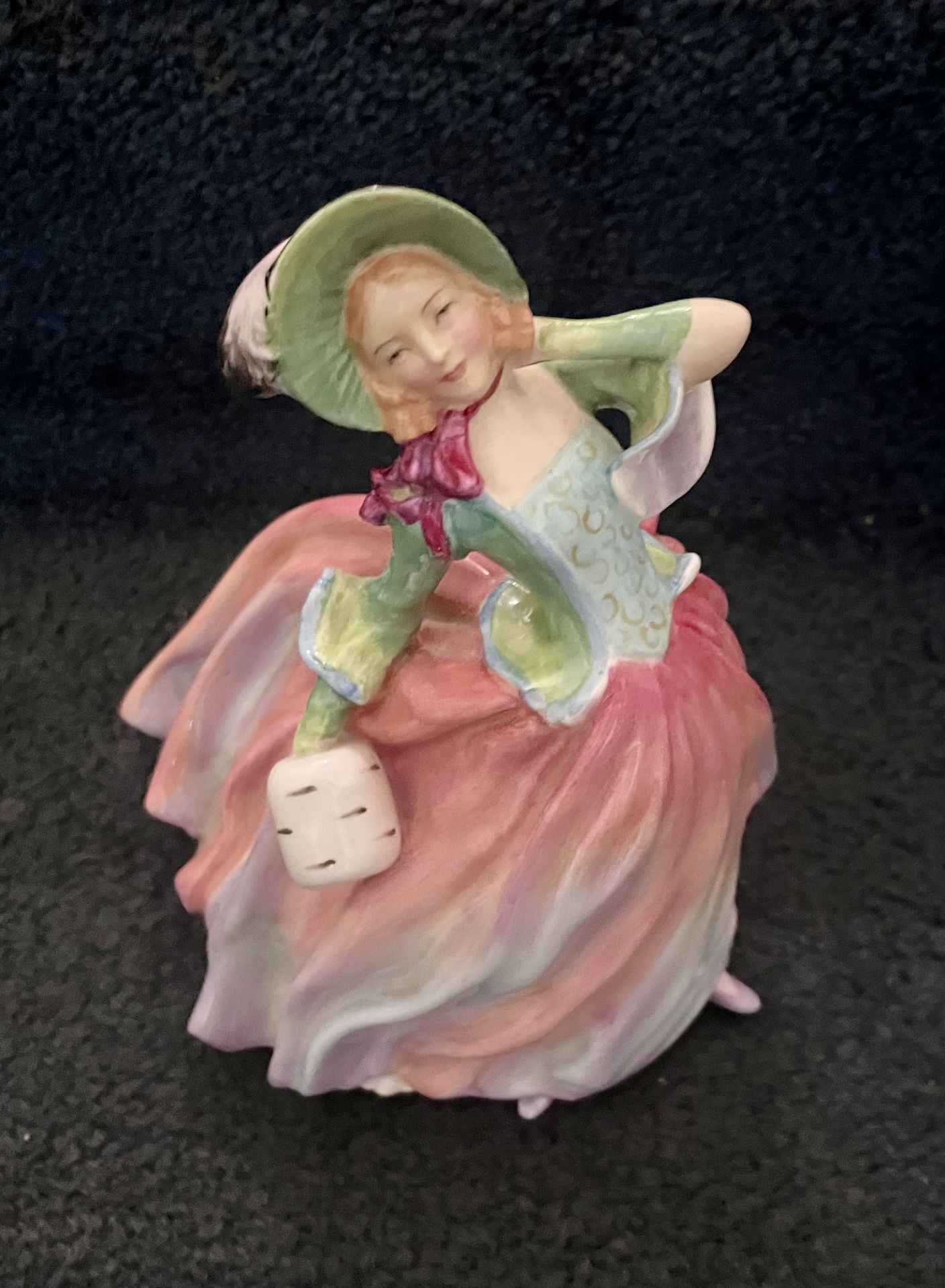 Vintage Royal Doulton Bone China Figurine “Autumn Breezes” HN 11 Glossy Finish