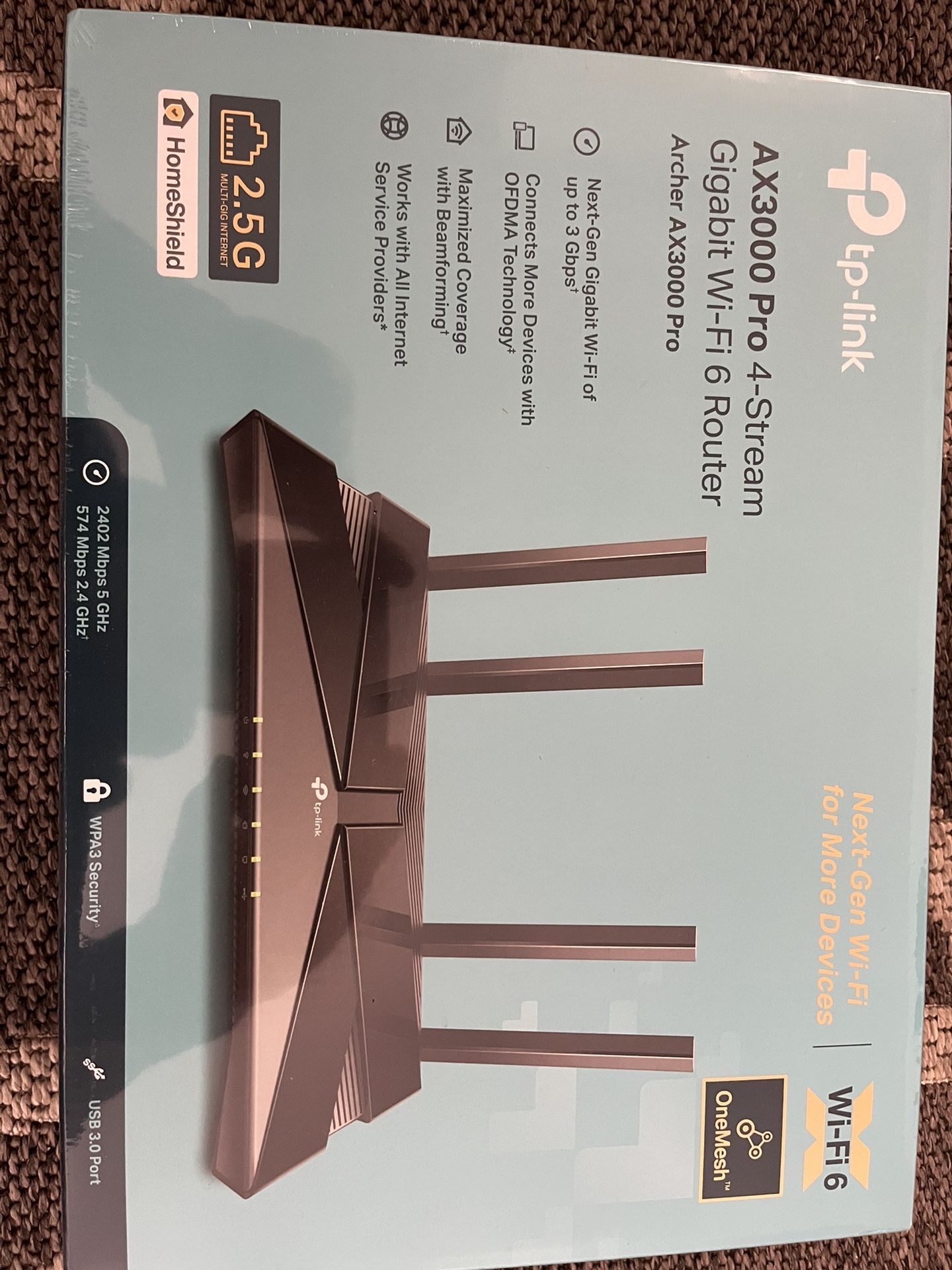 TP Link Wi-Fi Router AX 3000 Pro